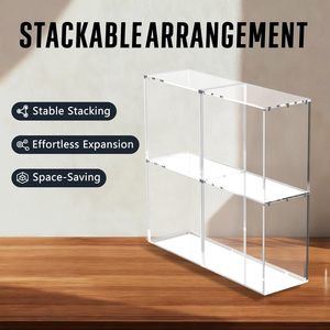 Boîte de rangement acrylique magnétique pour boosters PKMN, empilable, transparente, à chargement par le haut, avec aimants puissants - Product Image 5