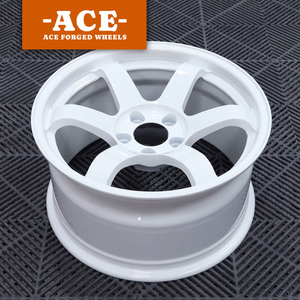 Rines Forjados Blancos Brillantes 5x114.3 5x112 TE37 para Volk Racing Rays Audi A3 A4 A5 A6 A7 A8 Q3 Q5 S6 <span class=keywords><strong>S7</strong></span> VW CC Golf GTI - Product Image 1