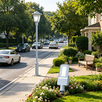 Lampadaires solaires LED IP66 de haute qualité avec garantie de 3 ans, vente directe d'usine à bon prix pour une utilisation en extérieur sur routes et autoroutes