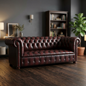Industrial European Style Vintage Corner Three-Seater <b>Sofa</b> Removable Genuine Leather <b>Cover</b> Home Furniture Living Room Apartment - Product Image 3