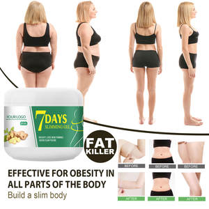 7 giorni crema dimagrante allo zenzero rimozione rapida perdita di peso gamba Cellulite vita brucia grassi massaggio crema sbiancante sollevamento cura del corpo - Product Image 1