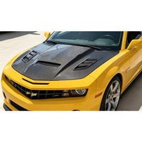 Capó de Fibra de Carbono Ventilado, Pieza de Repuesto Mejorada para el Chevrolet Camaro de Quinta Generación (2010-2014)