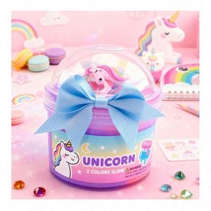 Kit de slime au beurre DIY de haute qualité, fait main, aux couleurs vives et lisses, pâte à modeler sûre, jouet divertissant pour enfants - Product Image 1