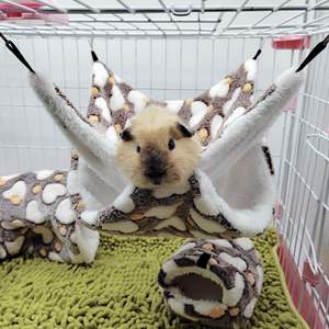 Hamaca colgante personalizada de doble capa, saco de dormir de ardilla, hamaca de hámster, jaula cálida para animales pequeños - Product Image 2