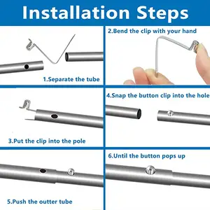 Trung Quốc Nhà Sản Xuất 65Mn Thép Đẩy Nút Mùa Xuân <span class=keywords><strong>Clips</strong></span> Kim Loại Đẩy Nút <span class=keywords><strong>Clips</strong></span> Khóa Mùa Xuân <span class=keywords><strong>Clips</strong></span> - Product Image 5