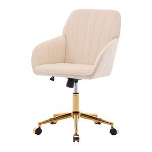 DB TY chaise de bureau pivotante ergonomique avec siège de dossier réglable élévateur matériau PU confortable pour une longue séance pour la chambre à coucher à la maison - Product Image 5