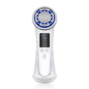 EMS LED Facial Skin Home Use Beauty Instrument EMS Face Massage Machine with Hot Cold Function