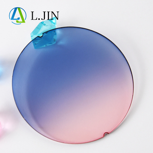 L. Jin 1.499 CR39 <span class=keywords><strong>Lentes</strong></span> tintadas Gafas de <span class=keywords><strong>policarbonato</strong></span> esférico <span class=keywords><strong>Lentes</strong></span> de visión única Teñido Azul Rosa <span class=keywords><strong>Lentes</strong></span> ópticas antideslumbrantes - Product Image 2