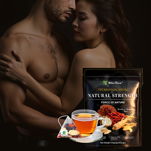 Thé au Ginseng Bio pour la Vitalité Masculine – Formule Herbal Naturelle pour l'Amélioration des Performances <span class=keywords><strong>et</strong></span> l'Énergie – Sachet de Thé Marque Privée - Product Image 1