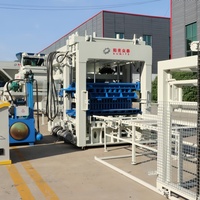 Machine à fabriquer des blocs creux en béton QT 12-15 PLC, ligne de production de briques entièrement automatique avec traitement du sable, facile à utiliser