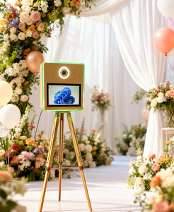 Miroir magique pour selfie en promotion avec écran tactile, cabine photo numérique, accessoires et flight case - Product Image 6