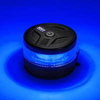 Luz de Baliza Magnética Inalámbrica USB-C, Luz Estroboscópica IP67 Ámbar Recargable, Mini Luz de Emergencia Intermitente Portátil a Prueba de Agua para Camión