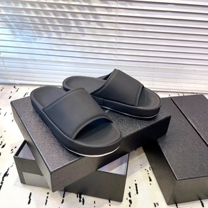 Luxury platform rubber sole Fashion flat sandals men designer fashion Buckle Closure Platform Rubber Sole luxury men's <b>Slippers</b> - Product Image 1