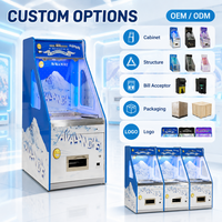 Mini machine à pousser les pièces Quarter Dozer avec changeur de billets à vendre, machine de jeu d'arcade pour centre commercial, directement de l'usine, OEM ODM