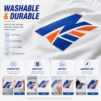 Étiquette de Vêtement Personnalisée OEM Transfert Thermique sur Vêtements Stéréo 3D Impression par Transfert Thermique Logo Haute Densité Transfert Thermique Silicone 3D
