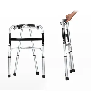 aluminium elderly assist walking disabled walker & rolla tor foldable walking chair lightweight walker with shower seat