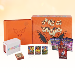 ส่งฟรี มีสินค้าในสต็อก โปเกมอน ชุดของขวัญอีวุย GX ภาษาจีน วาโปเรียน โจลทีออน เฟลเรียน 3 กล่อง - Product Image 4