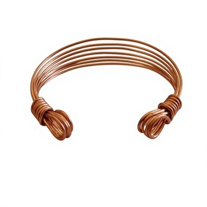 Premium Quality Copper <b>Bracelet</b> With Smooth Finish Magnetic Therapy Fashion Jewelry For Everyday Use - Product Image 1