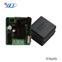 Commutateur récepteur YET401PC-V3.0 DC12V/24V contrôleur de porte de garage 315mhz 433mhz avec deux télécommandes