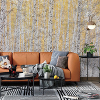 Papier peint personnalisé 3D pour salon, chambre, hôtel, décoration murale, impression d'art déco naturel, papier peint mural