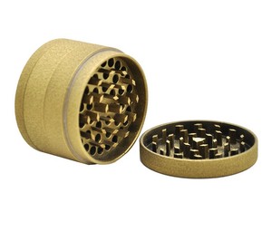 Nuevo esmerilado textura colorTobecco Herb Grinder 2,48 pulgadas 4 capa con triángulo raspador - Product Image 3