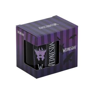 แก้วน้ำถักเปียวันพุธ Karactermania สีดำ - Product Image 4