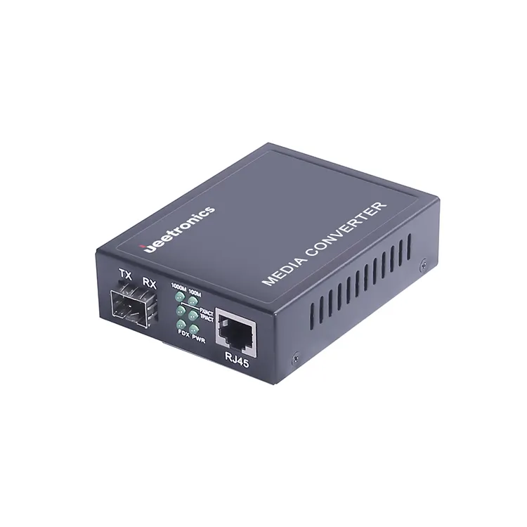 ODM OEM la porta SFP 100 più venduta non gestita veloce convertitore di supporti in fibra Ethernet