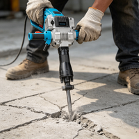 Marteau démoliteur électrique 2100W pour la démolition de murs en béton et en briques, outil de démolition pour la construction
