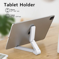 Support de bureau pliable et portable pour téléphone portable et tablette, réglable, multifonctionnel, antidérapant, pour PC