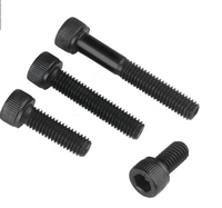Tête à six pans creux noir traitement de Surface boulon Allen vis à tête cylindrique d'oxyde DIN912 acier au carbone GB M8 noir noir M5 X 40 Mm Graboss