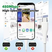 Câble USB Type-C WISTAR de haute qualité à charge rapide, compatible avec les téléphones mobiles et les ordinateurs, avec gaine en nylon et blindage, vente en gros, Micro-USB C-C