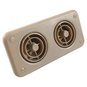 <span class=keywords><strong>Sortie</strong></span> double beige - Grille <span class=keywords><strong>d</strong></span>'aération - Compatible avec : machines de chantier et véhicules de rénovation 190 x 92 mm Climatisation Grille <span class=keywords><strong>d</strong></span>'aération - Product Image 4