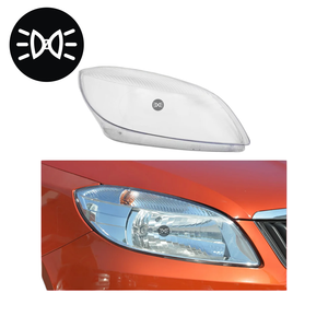 Copertura Faro Anteriore ZWENJIN per <span class=keywords><strong>Skoda</strong></span> <span class=keywords><strong>Fabia</strong></span> 2012 2013 <span class=keywords><strong>2014</strong></span>, Paralume Trasparente in Plexiglass, Sostituzione Lente Originale - Product Image 6