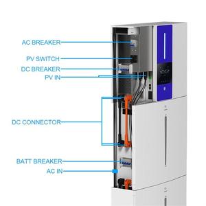 Sistema de Energía Solar <span class=keywords><strong>Fotovoltaica</strong></span> de 7.5KWH 15KWH, Sistema de Almacenamiento de Energía <span class=keywords><strong>Fotovoltaica</strong></span> para el Hogar, Máquina Todo en Uno con Batería, Inversor y Celdas Solares - Product Image 6