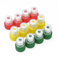 Bouchons de remplacement de qualité supérieure avec couvercle anti-poussière 28/410 en plastique PP pour bouteilles de sport, couleur personnalisée