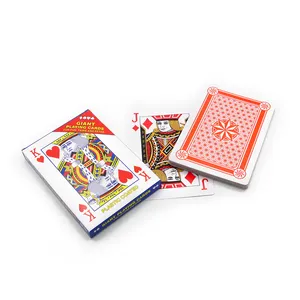 Plus de dix ans de fabrication carte de jeu personnalisée de haute qualité avec boîte pleine de couleurs impression carte à jouer en plastique Pvc