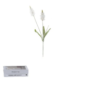 Hyacinthe artificielle Greenway blanche 76 cm, branche unique, décoration intérieure, tige en plastique, composition florale - Product Image 2