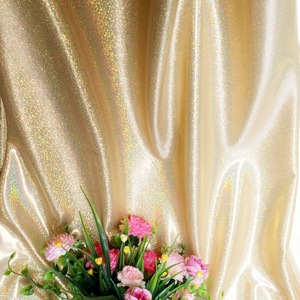 Tissu tricoté élastique au laser coloré, Costumes de performance d'estampage à chaud brillants, vêtements de mariage, Tissu de fond <span class=keywords><strong>Radium</strong></span> Magique - Product Image 6