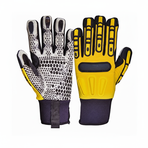 TPR ถุงมือช่างหนังแพะ, ถุงมือช่างป้องกันการกระแทกถุงมือทำงานช่าง - Product Image 1