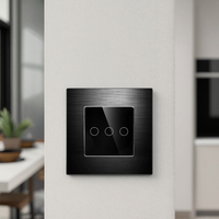 Touchmi moderne maison interrupteur mural 3gang1way avec WiFi voix et télécommande Durable 240v conçu WiFi Zigbee réseau