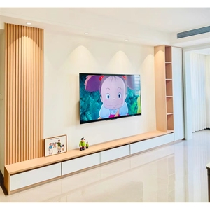 ตู้โชว์ทีวีเคลือบแบบลอยติดผนังเฟอร์นิเจอร์ห้องนั่งเล่นผลิตในประเทศจีน - Product Image 1