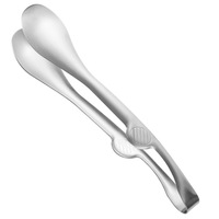 Pince de service en acier inoxydable 304, style japonais, épaissie, pour barbecue, hôtel, serviettes, pain, buffet, écologique, compatible lave-vaisselle