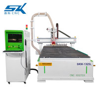 3 Axes 1325 1500*3000mm 9.6 kw Italien Hsd Broche Atc Cnc Routeur Machine pour Porte en Bois Armoire