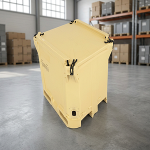 Conteneurs en plastique isolés ALLWIN pour le transport alimentaire, capacité 460L, stabilisés aux UV, écologiques - Product Image 3