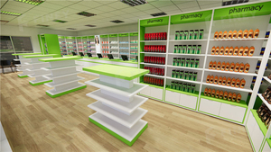 Décoration de <span class=keywords><strong>pharmacie</strong></span> de détail, meubles en verre et en bois personnalisés pour <span class=keywords><strong>pharmacie</strong></span>, étagères, armoires pour l'affichage en magasin de <span class=keywords><strong>pharmacie</strong></span> - Product Image 4