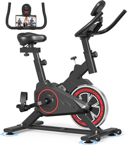Vélo <span class=keywords><strong>de</strong></span> spinning magnétique professionnel pour la maison et le commerce, idéal pour l'exercice aérobie et le fitness en intérieur - Product Image 1