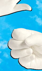 Muñeca de yeso hecha a mano, modelo de dedo <span class=keywords><strong>clon</strong></span> para niños, hecha a mano con materiales de polvo de clonación, suministros para manualidades para niños - Product Image 2