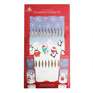 Factory Supply DIY <b>Christmas</b> <b>Cracker</b> Kit Personalized Paper <b>Christmas</b> Decorations 12 Inch 6 Pack Fashionable - Product Image 2