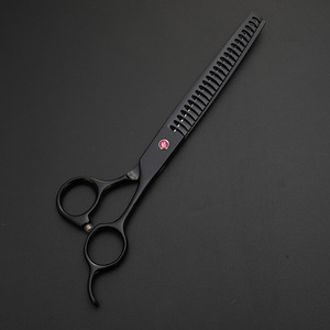 กรรไกรตัดขนสุนัข KingHon Wholesale Dog Grooming Chunker ขนาด 8 นิ้ว ผลิตจากเหล็กกล้าไร้สนิมญี่ปุ่น กรรไกรซอยขนสัตว์เลี้ยง แบบฟันฉลาม - Product Image 5