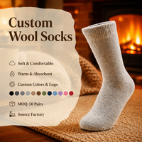 Chaussettes en coton peigné et laine jacquard personnalisées de haute qualité, chaussettes d'hiver écologiques, respirantes et thermiques, unisexes